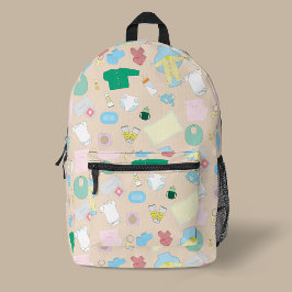 Don't Forget Baby Stuff For Diaper Bag Backpack プリントバックパック