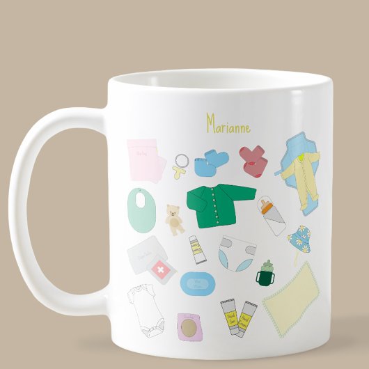 Don't Forget Baby Stuff For Your Diaper Bag Mug コーヒーマグカップ