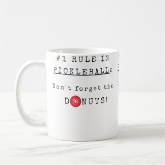 Don'T Forget The Donuts Funny Pickleball コーヒーマグカップ