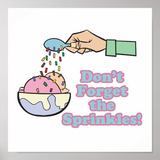 dont forget the sprinkles ポスター (正面)