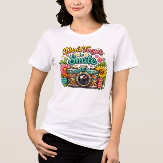 Don't Forget To Smile トライブレンドＴシャツ (正面)