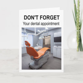 Don't forget your dental appointment. カード