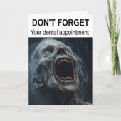 Don't forget your dental appointment. カード (正面)