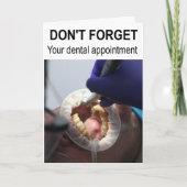 Don't forget your dental appointment. カード (正面)