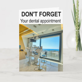 Don't forget your dental appointment. カード