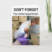 Don't forget your dental appointment. カード (正面)