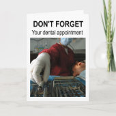 Don't forget your dental appointment. カード (正面)