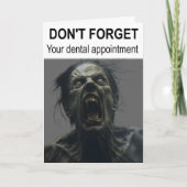Don't forget your dental appointment. カード (正面)