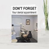 Don't forget your dental appointment. カード (正面)