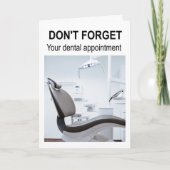 Don't forget your dental appointment. カード (正面)