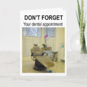 Don't forget your dental appointment. カード (正面)