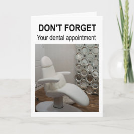 Don't forget your dental appointment. カード