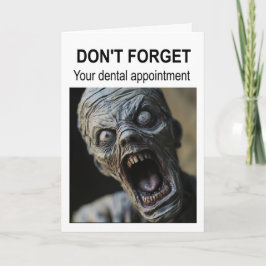 Don't forget your dental appointment. カード