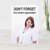 Don't forget your doctors appointment. カード (正面)