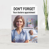 Don't forget your doctors appointment. カード (正面)