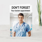 Don't forget your doctors appointment. カード (正面)