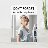 Don't forget your doctors appointment. カード (正面)