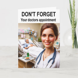 Don't forget your doctors appointment. カード