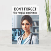 Don't forget your hospital appointment. カード (正面)
