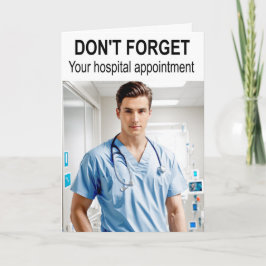 Don't forget your hospital appointment. カード