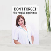 Don't forget your hospital appointment. カード (正面)