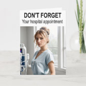 Don't forget your hospital appointment. カード (正面)