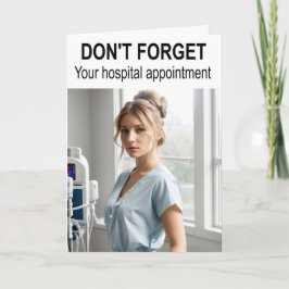 Don't forget your hospital appointment. カード