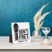 Don't fret （フィリップ4:6-7）ギター フォトプラーク (インサイチュ)