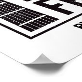 Don't fret (フィリップ4:6-7)ギター ポスター (角)