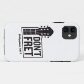 Don't fret （フィリップ4:6-7）ギター Case-Mate iPhoneケース (裏面(横))
