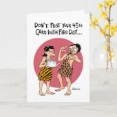 Don't Fret 45th誕生日・カード カード (黄色い花)