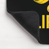 Dont Get Caught Slipng Funny Quote Banana Peel  マウスパッド (コーナー)