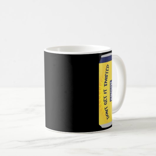 Dont Get It Twisted Tee Tea Meme Long Sleeve  コーヒーマグカップ (正面右)