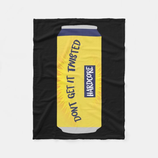 Dont Get It Twisted Tee Tea Meme Long Sleeve  フリースブランケット (正面)