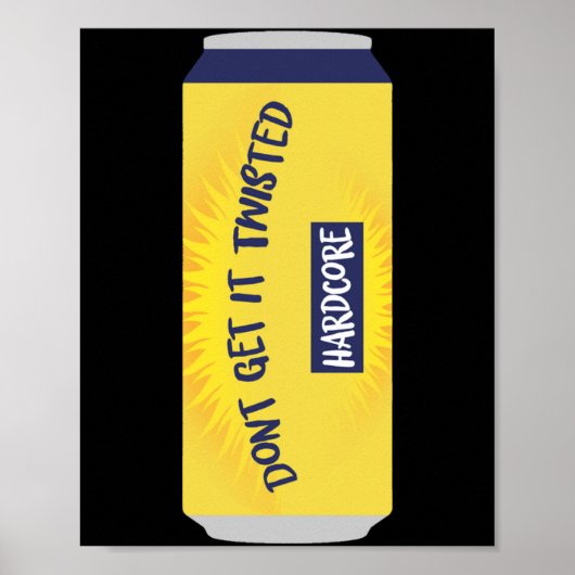 Dont Get It Twisted Tee Tea Meme Long Sleeve  ポスター (正面)