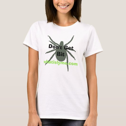 Don't Get Lyme Disease認識度シャツ Tシャツ (正面)