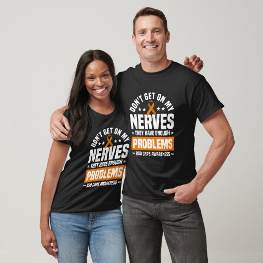Don'T Get On My Nerves Rsd Crps Awareness Tシャツ (ユニセックス)