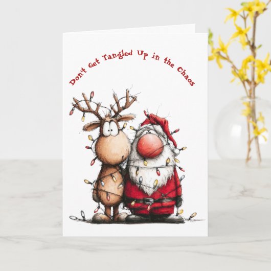 Don't Get Tangled Up in the Chaos card カード (黄色い花)