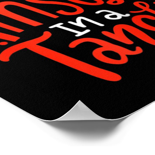 Don't Get Your Tinsel In A Tangle Funny Christmas  ポスター (角)