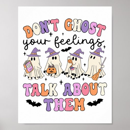 Don't Ghost Your Feeling Talk About Them Counselor ポスター (正面)