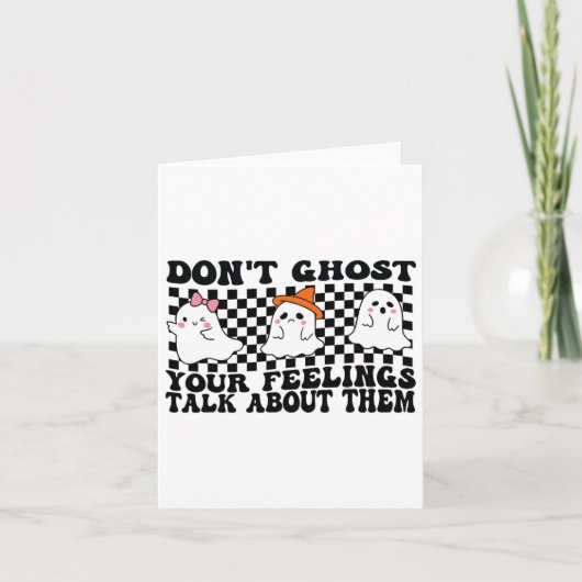 Don't Ghost Your Feelings Talk About Them Spooky H カード (正面)