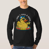 Dont Give A Duck Rubber Duckling Farm Animal Pun J Tシャツ (正面)