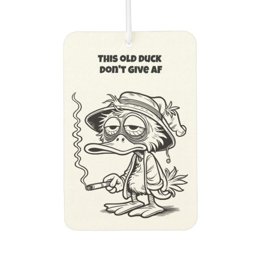 DON'T GIVE AF カーエアーフレッシュナー (正面)