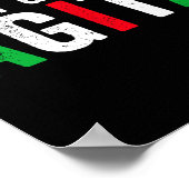 Don't Give Me Agita Funny Italian American Quote S ポスター (角)