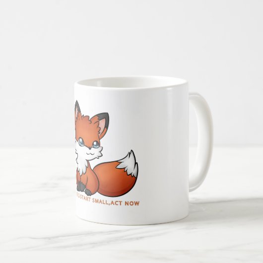 Don't give up  コーヒーマグカップ (正面右)