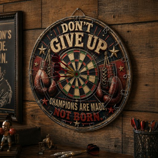 Don't Give Up Boxing Gloves ダーツボード