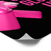 Don't give up glove up boxing cancer awareness  ポスター (角)