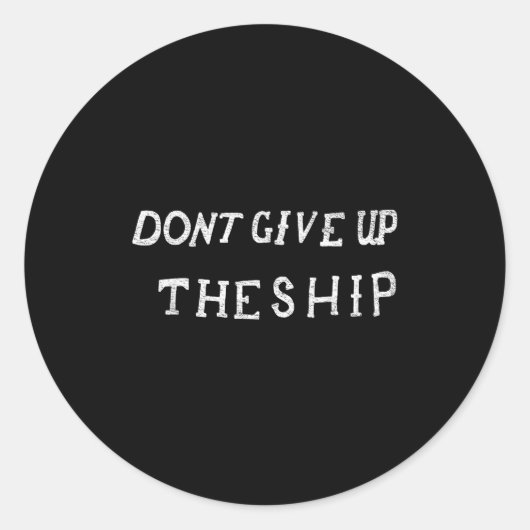 Don't Give Up The Ship Perry Battle Flag  ラウンドシール (正面)