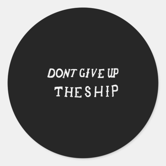 Don't Give Up The Ship Perry Battle Flag  ラウンドシール (正面)