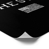 Dont Give Up The Ship Us Flag Don't Patriot Indepe ポスター (角)